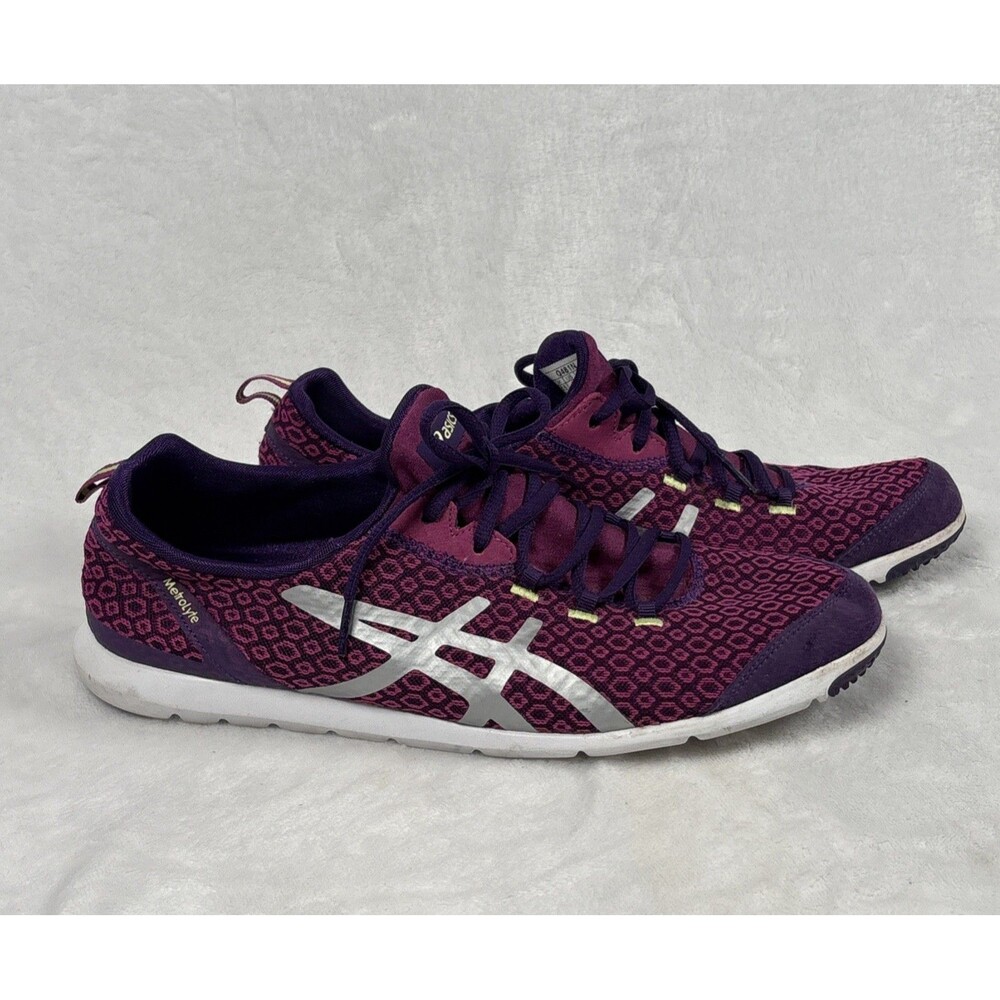 Asics Metrolyte Shoe Sneaker Women’s Sz 12 Purple Walking Q481N No Insoles